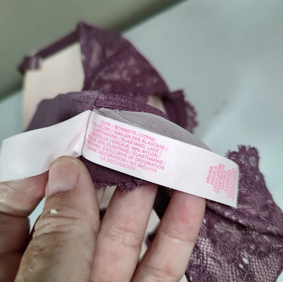 Victoria's Secret Dream Angels Lined Demi Purple Size 32DDD - Picture 9 of 12